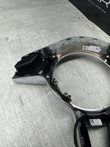 Porsche Macan 15-20 Steering Wheel Trim Center Cover W/ Radio Controls