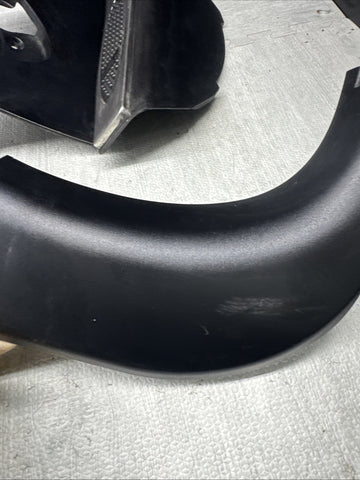 01-06 BMW E46 M3 Left Right Kick Dead Pedals Covers Trims Panels Genuine Black