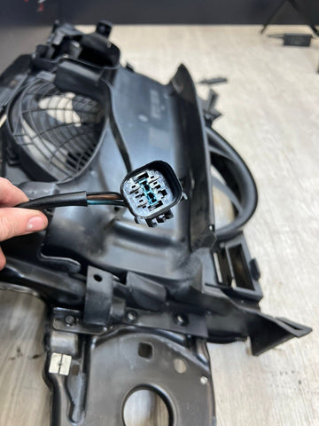 (PICKUP ONLY) BMW E46 M3 01-06 FRONT CLIP RADIATOR SUPPORT AUX FAN ORIGINAL