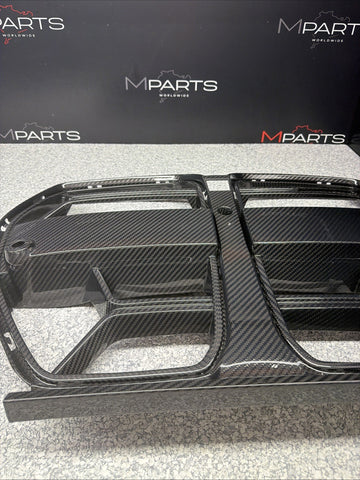 NEW 21-26 BMW G80 G82 G83 M3 M4 REAL CARBON FIBER CSL STYLE NOSE GRILL GRILLE