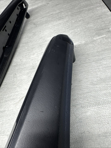 01-06 BMW E46 M3 Convertible Coupe Interior Armrests Trim Set Painted Black