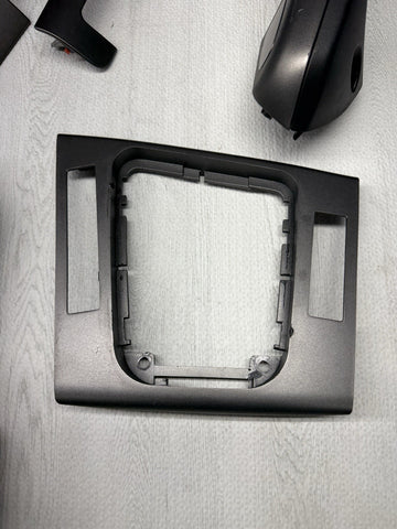 01-06 BMW E46 M3 Convertible Interior Armrests Trim Set Titan Shadow Grey