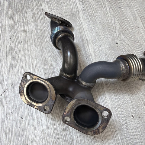 12-18 OEM BMW F10 F06 F12 F13 F85 M5 M6 Engine S63 Exhaust Manifold 1 4 6 7 Cyl