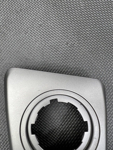 01-06 BMW E46 M3 Center Dome SMG Shift Plate Titan Shadow Grey Gray