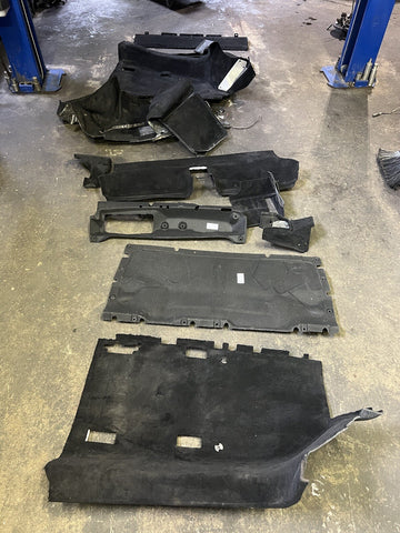 15-20 Ferrari 488 Spider Pista Front & Rear Black Floor Carpet Interior OEM