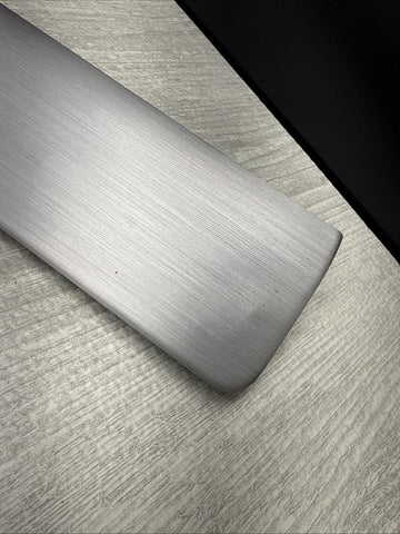 01-06 BMW E46 M3 Interior Right Dash Trim Brushed Aluminum *Broken Tab / Dents