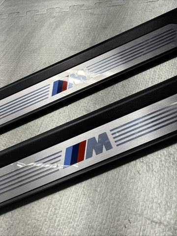 BMW OEM Front Entrance Covers Door Sills Plates 8068487 X3 G01 G08 X4 G02