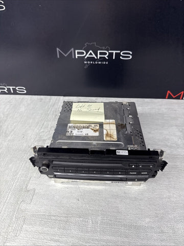 06-08 BMW E90 328i 335i M3 Radio Stereo Receiver 9185537 *Lights Up No Sound*
