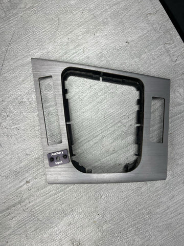 01-06 BMW E46 M3 Convertible Interior Center Shift Shifter Trim Brushed Aluminum