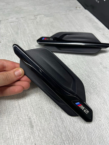 Genuine BMW F87 M2 Gloss Black Side Fender Grilles