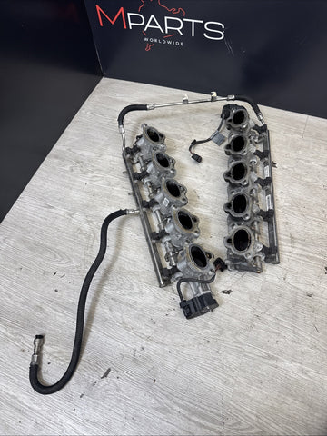 06-10 BMW M5 M6 S85 Individual Throttle Body Assembly ITB Fuel Rail Injectors