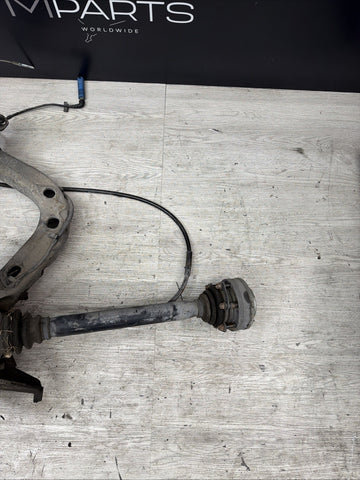 01-06 BMW E46 M3 Left Driver Rear Suspension Spindle Trailing Arm Bearing Axle