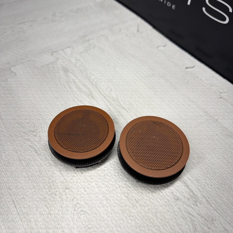 E46 325 328 330 Coupe M3 Quarter Panel Speakers Grill Speaker Covers Cinnamon