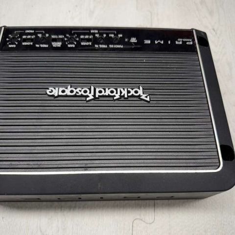 Rockford Fosgate Prime R400-4D 4-Channel Class-D Car Audio Amplifier 400W -Black