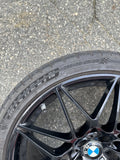 15-20 BMW F80 F82 F83 M3 M4 666M 20” Rear OEM Wheel Rim Gloss Black 20x10