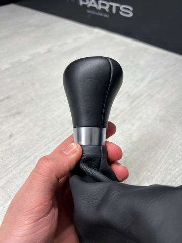 19-20 OEM BMW F87 M2 Manual Transmission Shifter Knob Leather Tri Stitch Boot
