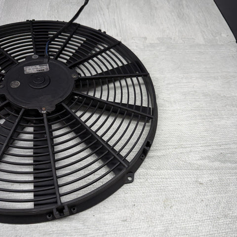 Genuine SPAL 16" Low Profile Puller Fan VA18-AP10/C-41A - 12V Straight Blade