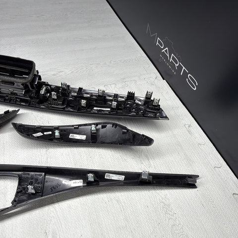 BMW F87 M2 16-21 Front Dry Carbon Fiber Interior Trim Panel Set of 4 OEM