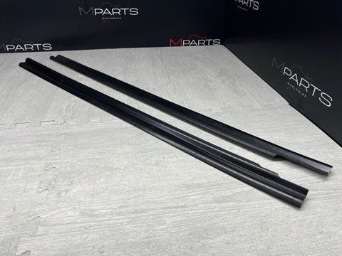 BMW E30 Door Sill Trim Plate Covers Strips
