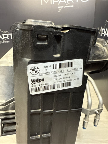 12-16 BMW F22 F23 F30 F32 F33 F36 F87 M2 Radiator Cooling Fan Complete Assembly