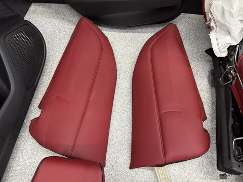 21-25 ACURA TLX TYPE S INTERIOR SET RED ALCANTARA LEATHER SEATS OEM 7K MILES