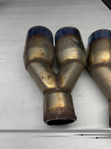BMW E46 E92 M3 M5 M6 Exhaust Muffler Tips Aftermarket Custom 3.5”