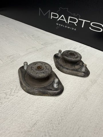 (2) OEM BMW 3 series E30 E36 E46 Z1 Z3 REAR SHOCK STRUT TOP MOUNTS PAIR