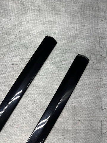 07-13 BMW E93 328 335 M3 Convertible Roof Trims Covers Moldings White Set OEM