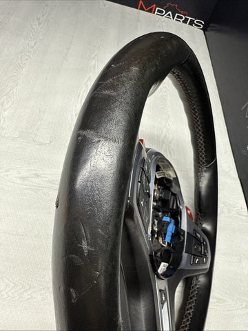 OEM BMW M5 M8 F90 F91 F92 F93 M Sport Leather Steering Wheel *See All Pics