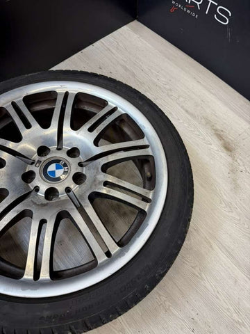 01-06 BMW E46 3 Series M3 Front Light Alloy Wheel Rim Tire 19x8 OEM 2229650