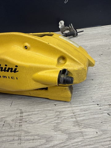 Lamborghini Huracan, LP580, LH, Rear Brake Caliper Yellow P/N 4T0615405AH