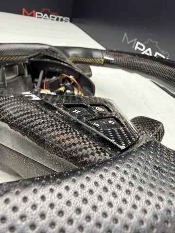 BMW E60 E63 E64 M5 M6 06-10 SMG Steering Wheel Carbon Fiber LED Performance