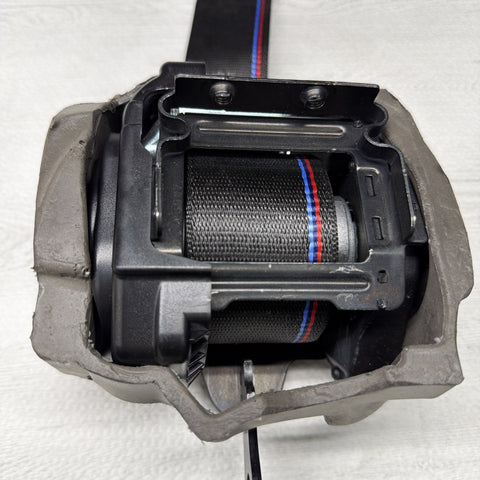 OEM BMW G80 M3 Competition Rear Left Driver Side Seatbelt Retractor M Stitch