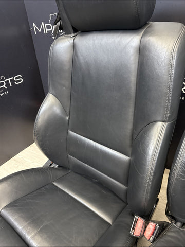 01-06 BMW E46 M3 Convertible Interior Front Heated Seats Black