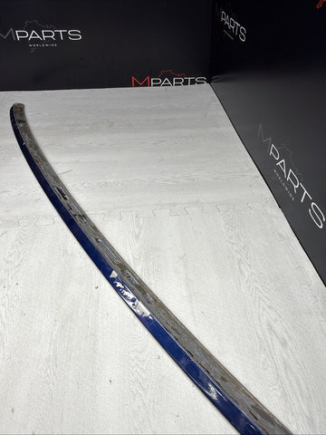 2001-2006 BMW E46 M3 Factory Rear Trunk Spoiler Lip 2695445 Topaz Blue OEM