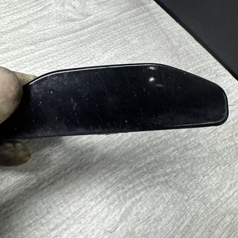 01-06 BMW E46 M3 Right Passenge Head Light Washer Jet Cover 8256180 Carbon Black