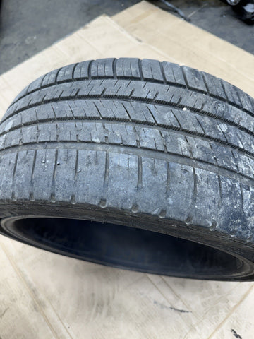 Authentic BBS CH104 19” Wheel Rim 19x8.5 ET32 Black / Chrome Lip + Tire + Cap