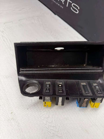BMW E36 Center Console Panel Bezel Storage Cubby Alarm LED Heated Seats LM33 OEM
