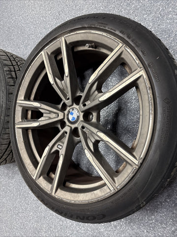 OEM BMW 792M 19" Double Spoke Cerium Grey G20 3 Series 330i M340i Rims + Tires