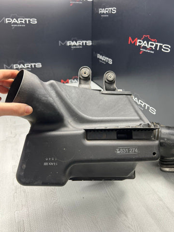 01-06 BMW E46 M3 S54 Air Filter Intake Suction Box Duct Inlet Original