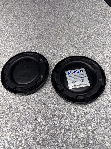 15-25 Porsche Cayman 782 982 GT4 RS GT4RS Oil Water Caps Black