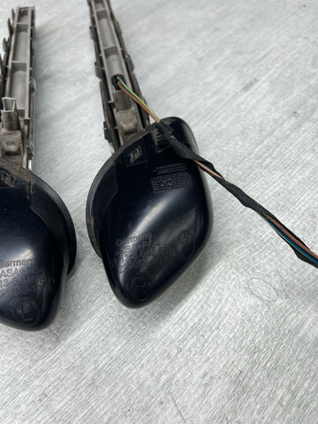 08-13 BMW E90 E92 E93 M3 Front Fender Grilles Side Marker Light Chrome Trims OEM