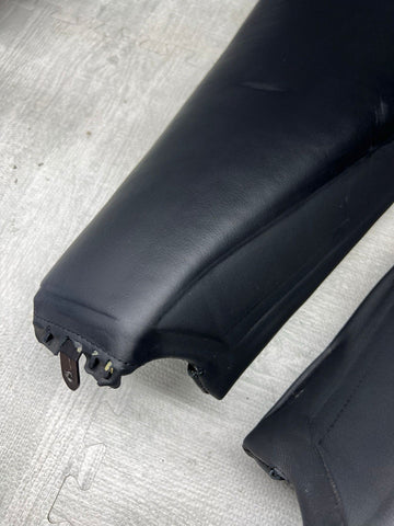 BMW E46 01-05 325ci 330ci M3 Coupe Rear Side Seat Bolsters Black