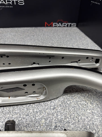 01-06 BMW E46 M3 Custom Painted Black Door Trim Armrests Front Rear Coupe