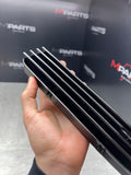 01-06 BMW E46 M3 Gloss Black Fender Vents Grilles Grills Trims NO EMBLEMS