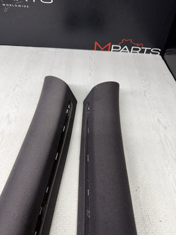 2001-2006 BMW E46 M3 Coupe Front A Pillars Trims Cover Black OEM