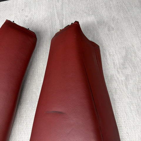 BMW E46 01-05 325ci 330ci M3 Coupe Rear Side Seat Bolsters Imola Red *Notes*