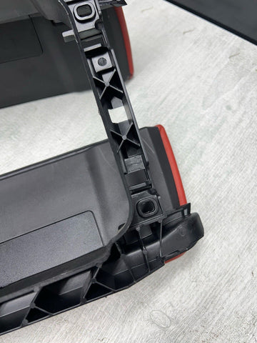 13-16 BMW F10 M5 FRONT CENTER CONSOLE ARMREST MERINO RED / SAKHIR ORANGE LEATHER