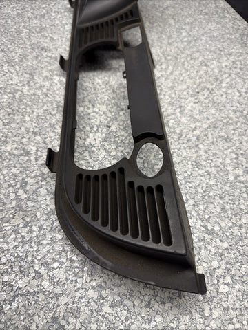 01-06 BMW E46 M3 CONVERTIBLE REAR SEAT ROLLOVER BAR TRIM COVER BLACK 8204279 OEM