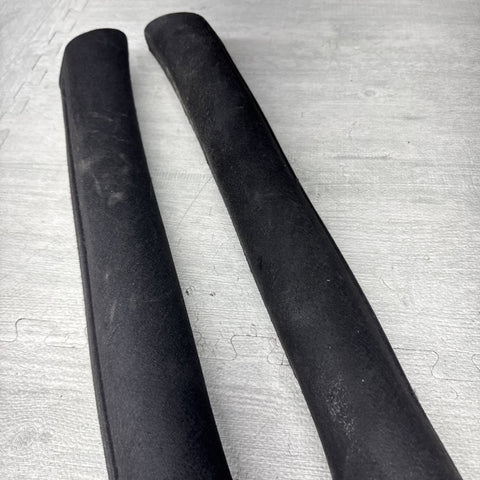 2001-2006 BMW M3 E46 Coupe Front Left Right A Pillar Trim Cover Black OEM *Notes